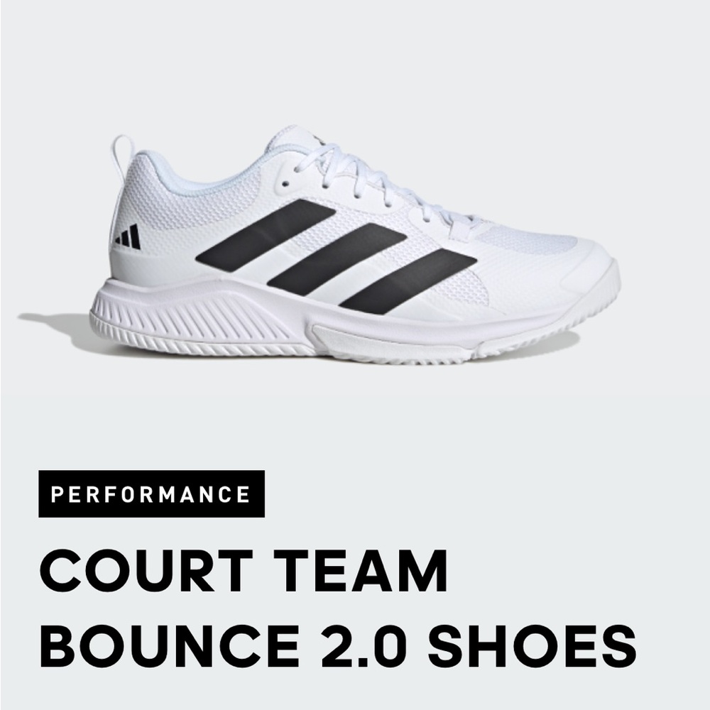 Adidas Court Team Bounce 2 shoes size 7 men’s/8 women’s